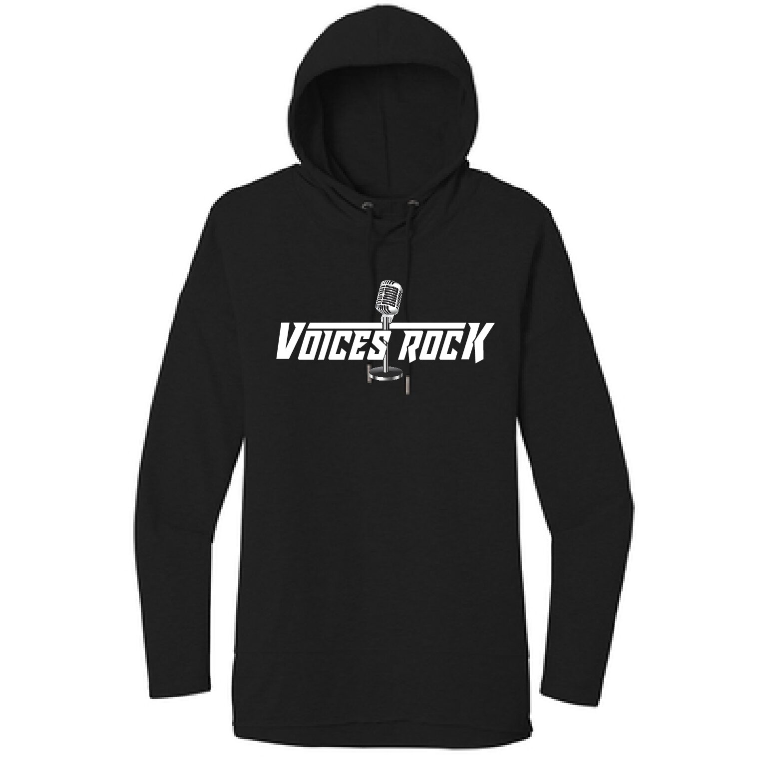 VR Women's black hoodie_VR