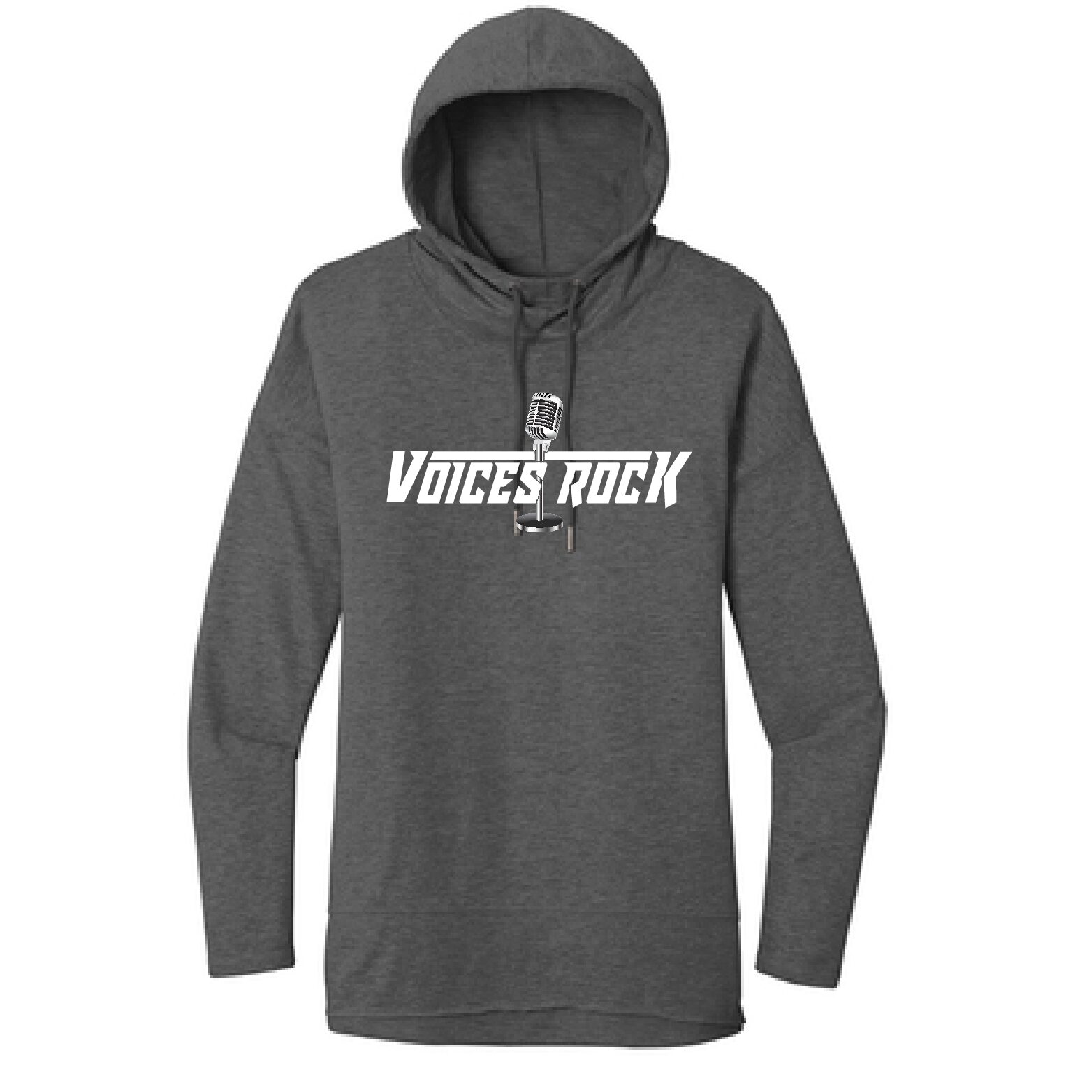 VR Women's hoodie charcoal
